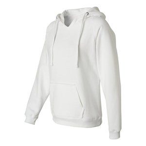 J. America Women's Sueded V-Neck Hooded Sweatshirt